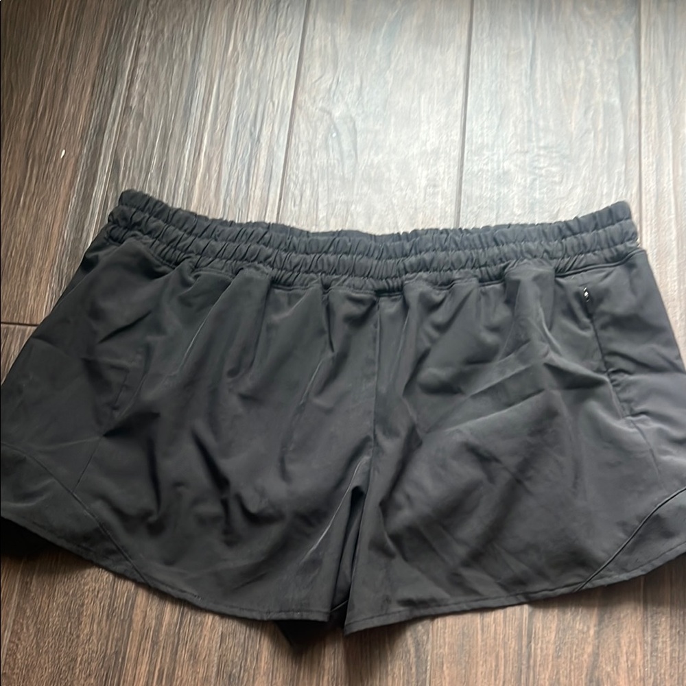 CALIA by Carrie Underwood Black Athletic Shorts Moisture-Wicking Elastic Waist